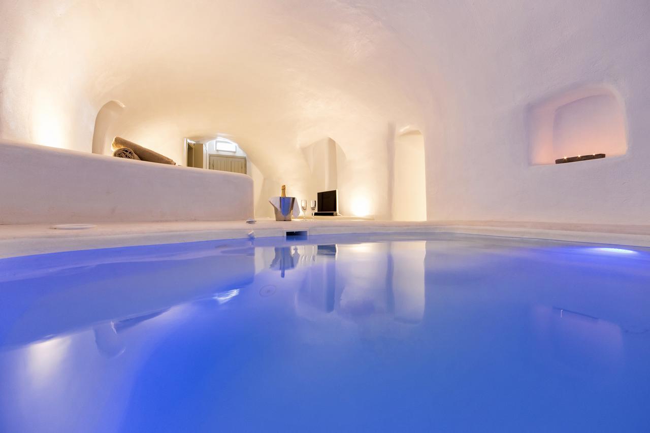 Kampanario Luxury Villa Megalochori  Eksteriør bilde