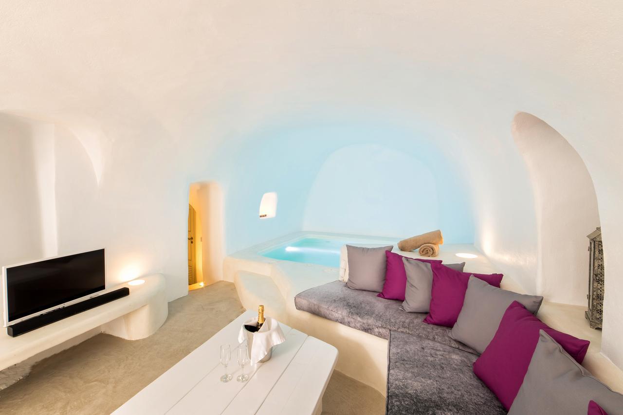 Kampanario Luxury Villa Megalochori  Eksteriør bilde